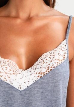 Anna Field Sarah Short Pj Set- Pyjama - Off-White/Dark Blue -Anna Field 04e3d1816e4748b4a0e2b5863bfae2f9