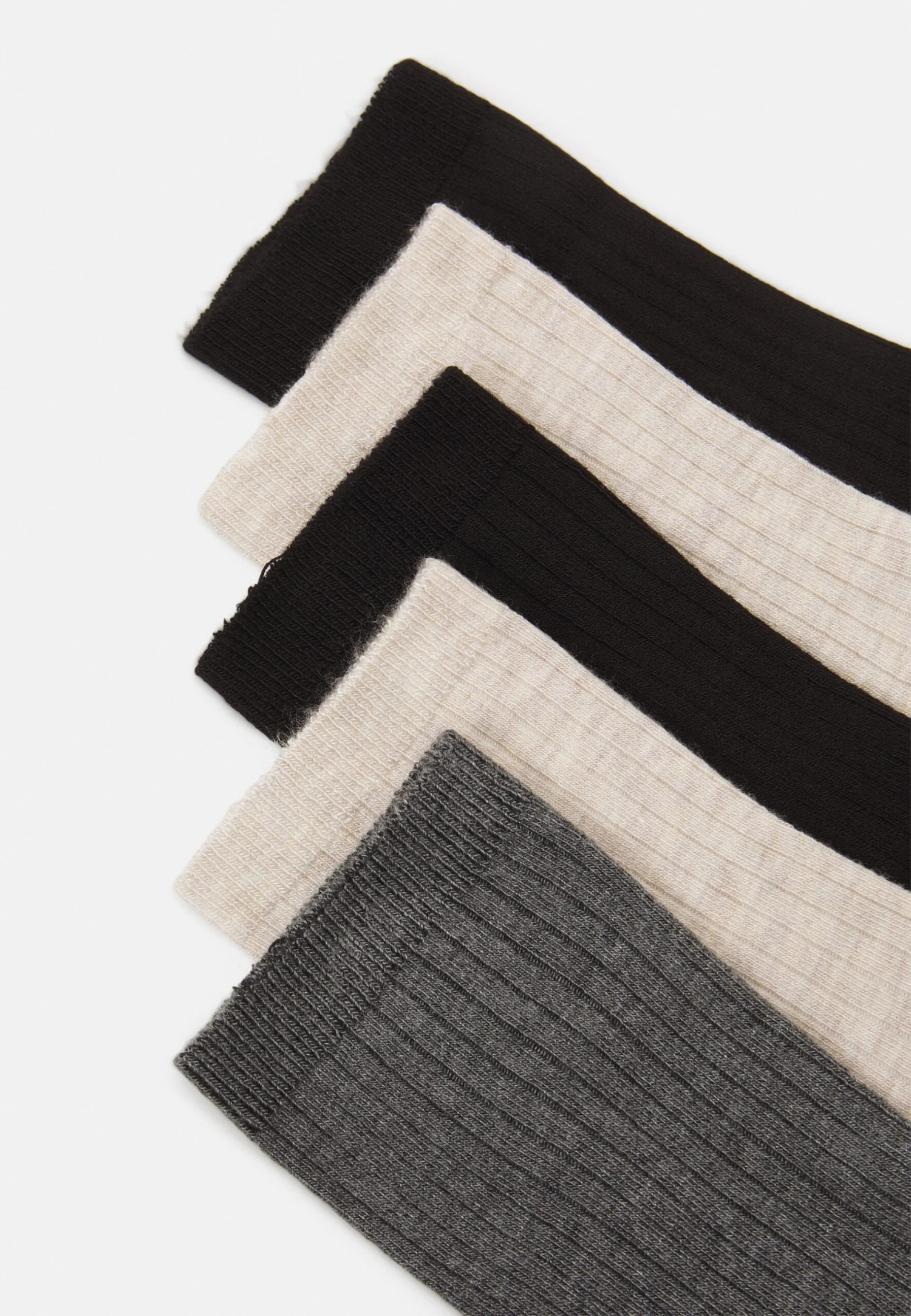 Anna Field 5 Pack - Sokken - Beige/Black/Grey 4 Anna Field 5 Pack - Sokken - Beige/Black/Grey - Afbeelding 2