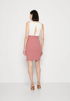 Anna Field Jerseyjurk - White/Pink -Anna Field 15d37c1493914cb4a63dc360fdfd4523