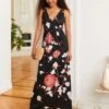 Anna Field Maxi-Jurk - Black/Pink -Anna Field 2545513559fb4693b06992d618728ed7