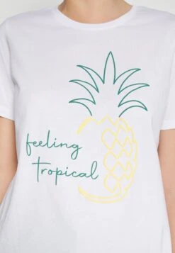 Anna Field Hattie Pineapple Puff - T-Shirt Print - White -Anna Field 2b8f31570fd54001b142d9758df6d374