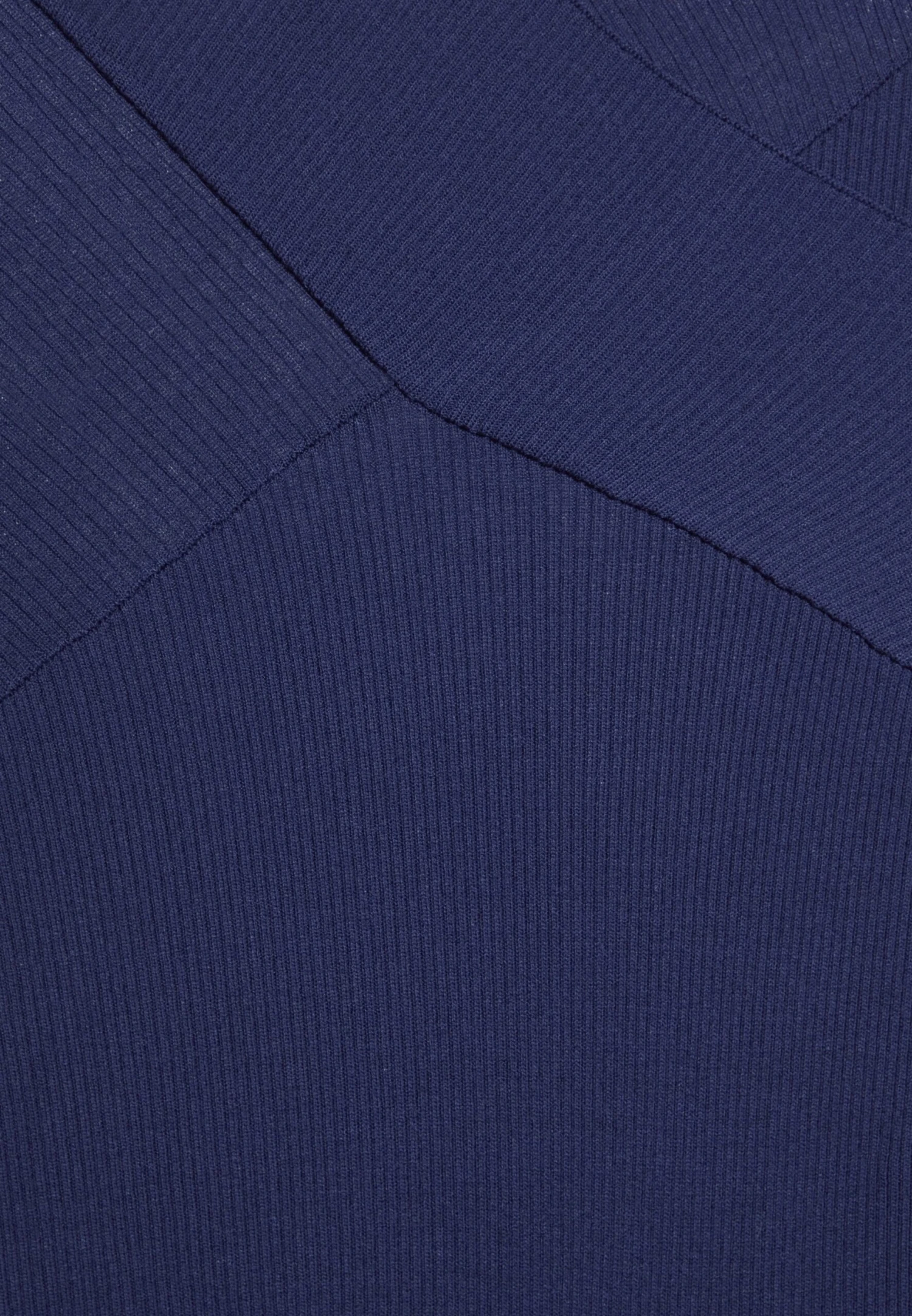 Anna Field V Ausschnitt Bodycon Midi Strickkleid - Etui-Jurk - Dark Blue 5 Anna Field V Ausschnitt Bodycon Midi Strickkleid - Etui-Jurk - Dark Blue - Afbeelding 3