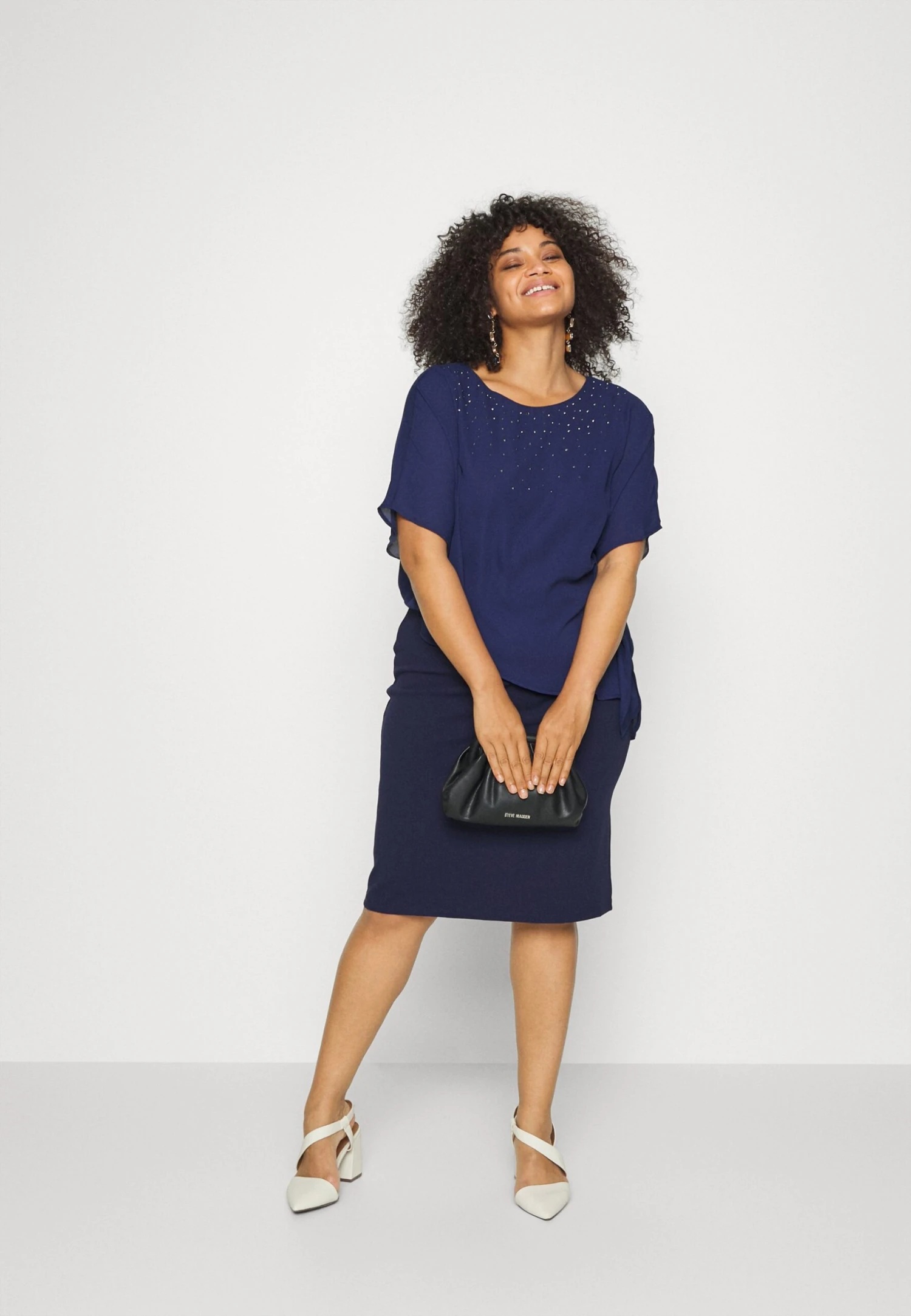 Cocktailjurk - Dark Blue 4 Cocktailjurk - Dark Blue - Afbeelding 2