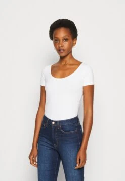 Anna Field 3 Pack - T-Shirt Basic - Purple/White/Mottled Light Grey -Anna Field 454d356d0b2a42949c34745dcafe995f