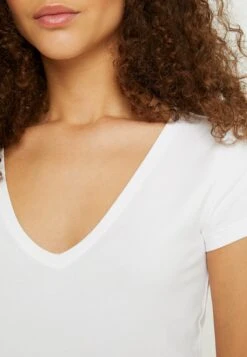 2 Pack - T-Shirt Basic - Black/White -Anna Field 468c6729f1c542c08a621f49fb9af0a3