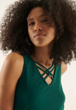 Anna Field 2-Pack - Top - Black/Dark Green 13 Anna Field 2-Pack - Top - Black/Dark Green -Anna Field 4a03a344c2e7424fad2df9349de29a95