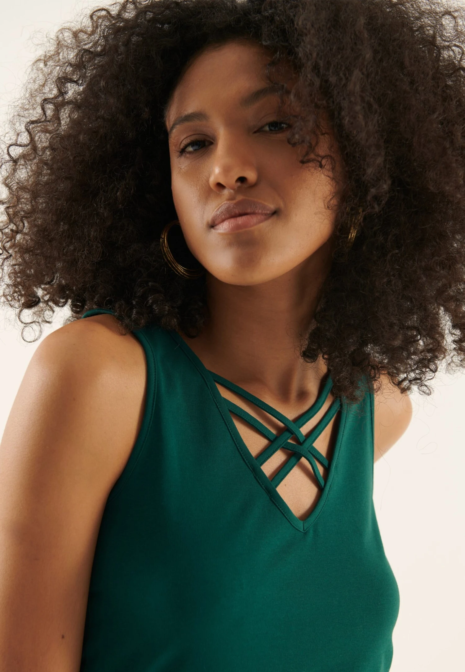 Anna Field 2-Pack - Top - Black/Dark Green 8 Anna Field 2-Pack - Top - Black/Dark Green - Afbeelding 6