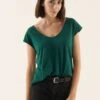 Anna Field T-Shirt Basic - Dark Green -Anna Field 4b1455d1006046738997b582557ff45a
