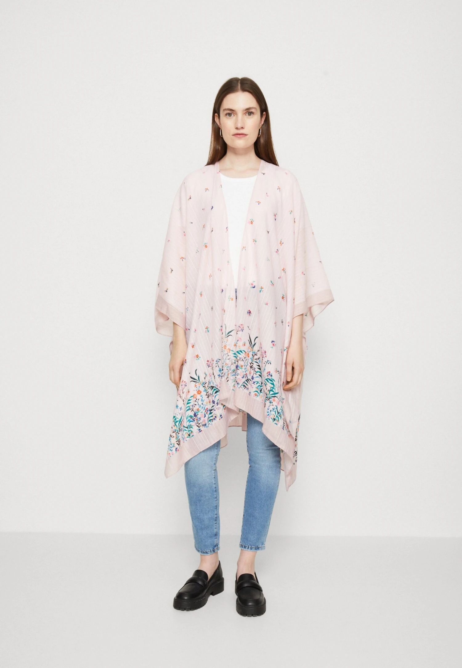 Anna Field Poncho - Pink 3 Anna Field Poncho - Pink