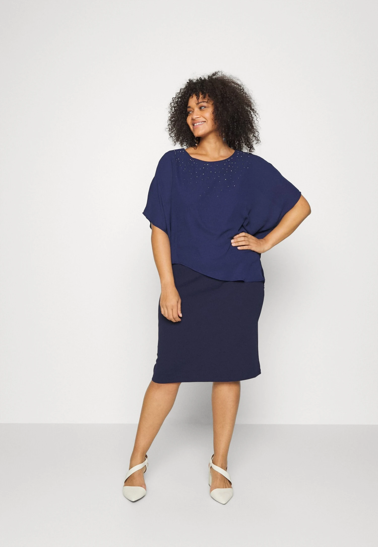 Cocktailjurk - Dark Blue 3 Cocktailjurk - Dark Blue