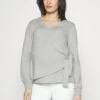 Sweater Met Rits - Mottled Light Grey -Anna Field 53fe36eb30724d439c82c780f13f6918