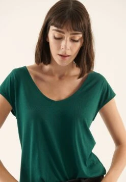 Anna Field T-Shirt Basic - Dark Green -Anna Field 623814daaec447f78c9492e1c3caf633
