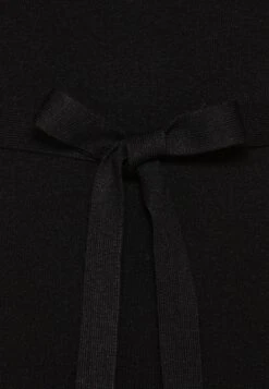 Anna Field Rollkragen Ripp Mini Strickkleid Mit Gürtel - Gebreide Jurk - Black -Anna Field 62df7be7431643c485074fa8c58759cf