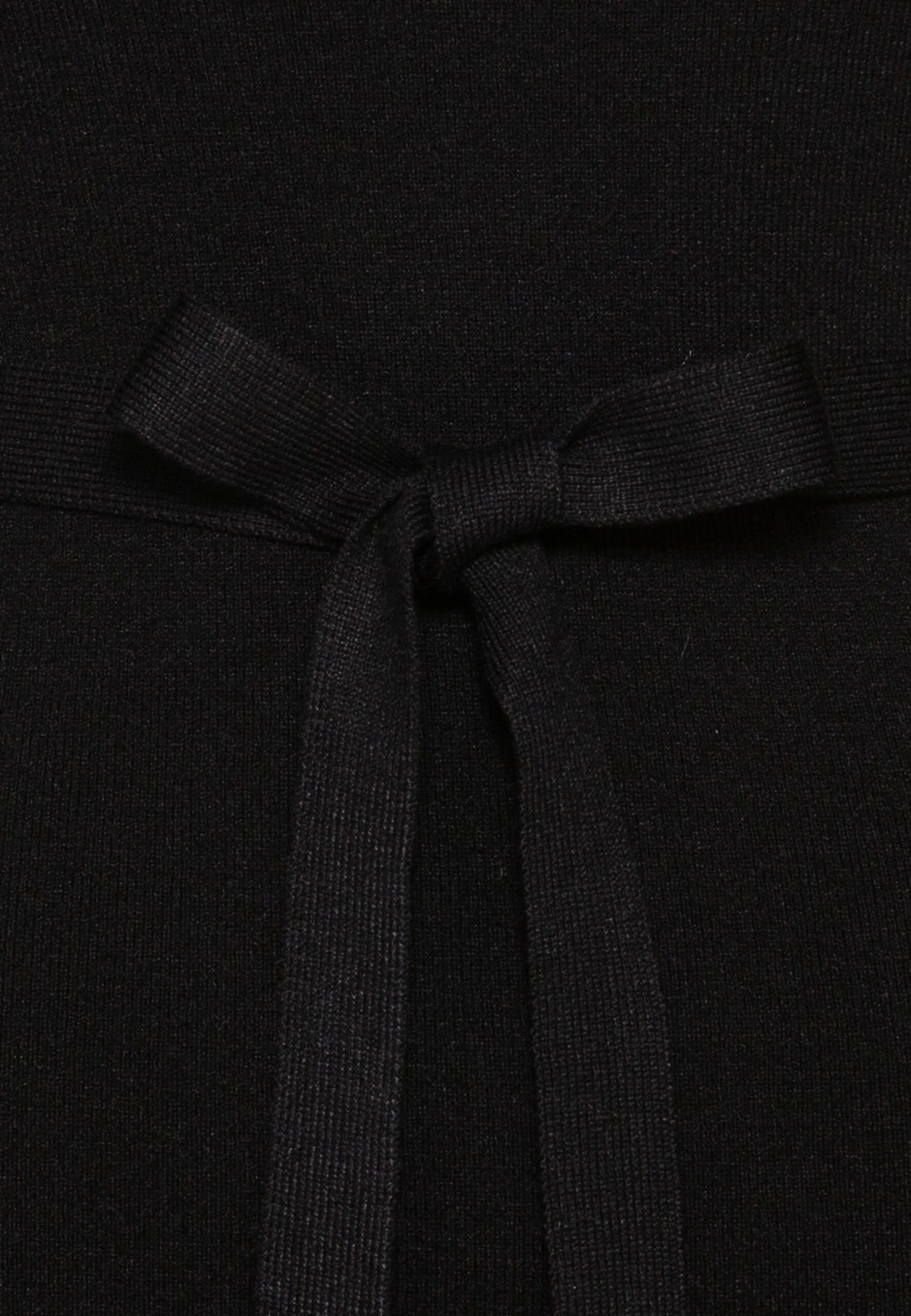 Anna Field Rollkragen Ripp Mini Strickkleid Mit Gürtel - Gebreide Jurk - Black 5 Anna Field Rollkragen Ripp Mini Strickkleid Mit Gürtel - Gebreide Jurk - Black - Afbeelding 3