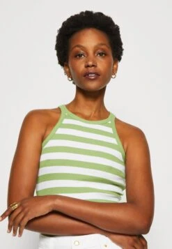 Anna Field 2 Pack - Top - Off-White/Green -Anna Field 6e5d25d95cc140a3ae5db1d3e552d477