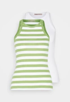 Anna Field 2 Pack - Top - Off-White/Green -Anna Field 7ff65f033ef045d19a5b697a48de07a6
