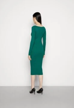 Anna Field V Ausschnitt Bodycon Midi Strickkleid - Etui-Jurk - Green -Anna Field 86498fc4944c4db0b34bd9ac985567e6