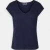 Anna Field T-Shirt Basic - Dark Blue -Anna Field 9251b509b9f54b0ba1cf20c76eafcea2