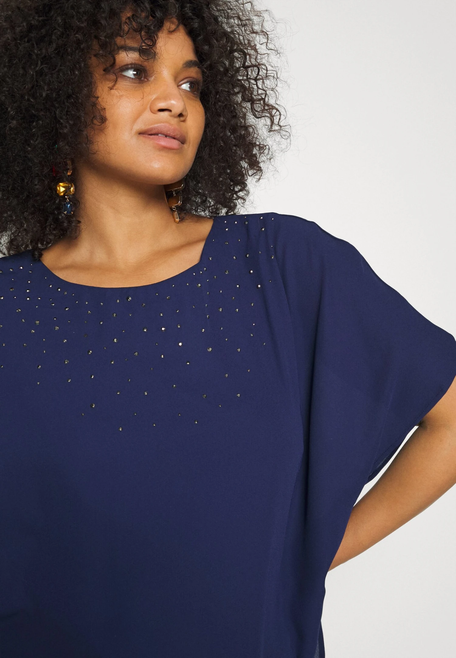 Cocktailjurk - Dark Blue 6 Cocktailjurk - Dark Blue - Afbeelding 4