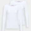 Anna Field 2 Pack - Longsleeve - White -Anna Field c4ad72790eee46ecb70ca31ffe136e87