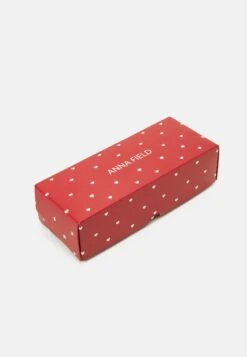 Anna Field 5 Pack - Sokken - White/Red -Anna Field c8318ab911e0434a890c42217b5f23f9