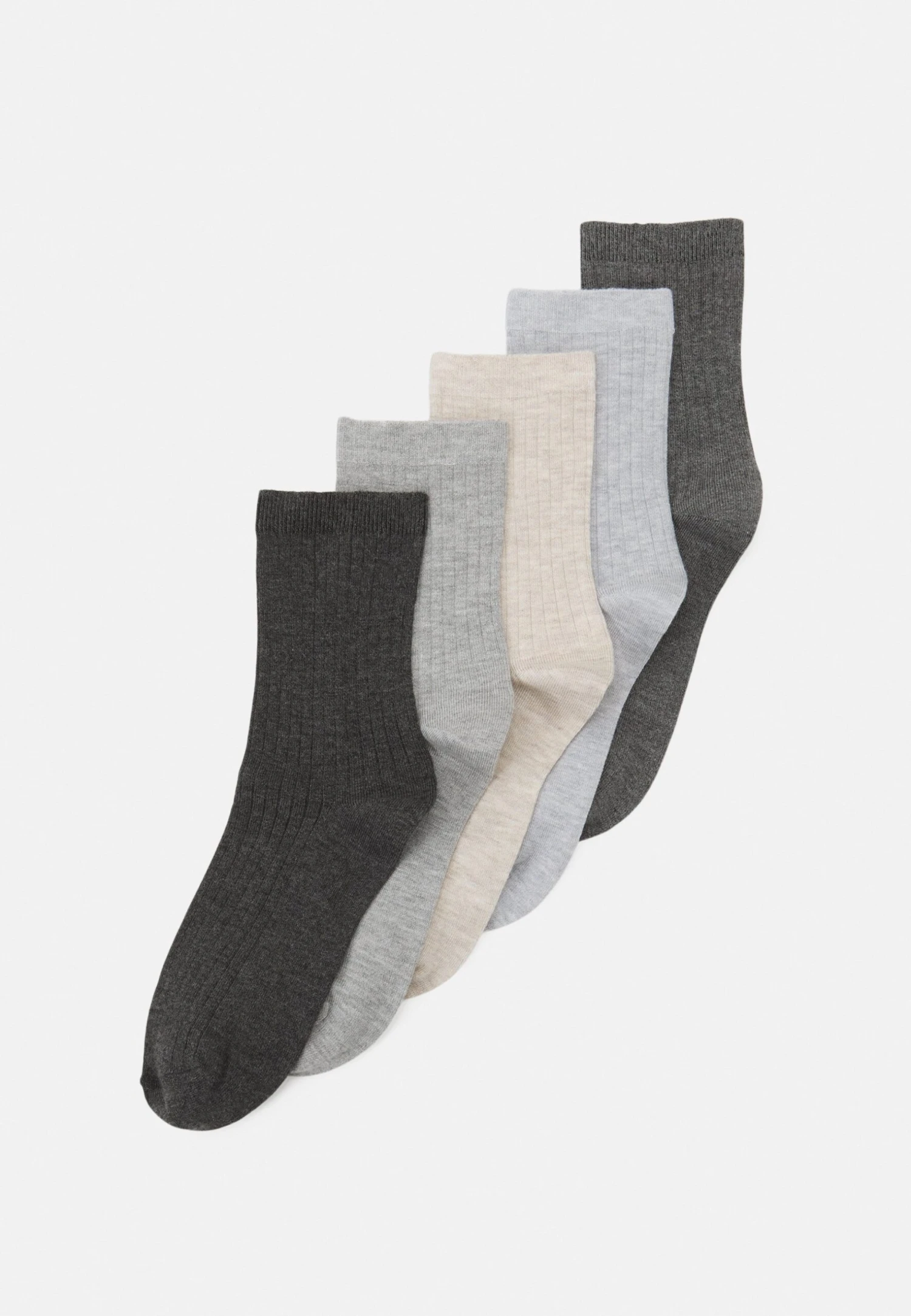 Anna Field 5 Pack - Sokken - Black/Grey 3 Anna Field 5 Pack - Sokken - Black/Grey
