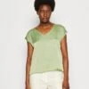 Anna Field T-Shirt Basic - Olive -Anna Field d3a8082337174c57b8982cac51b6f76d