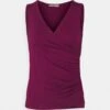 Anna Field Top - Dark Red -Anna Field e53dc582ee37481f9bdd0177518a8ed5