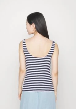 Top - White/Blue -Anna Field e94e5095a11146e4a5fd234b777c2672